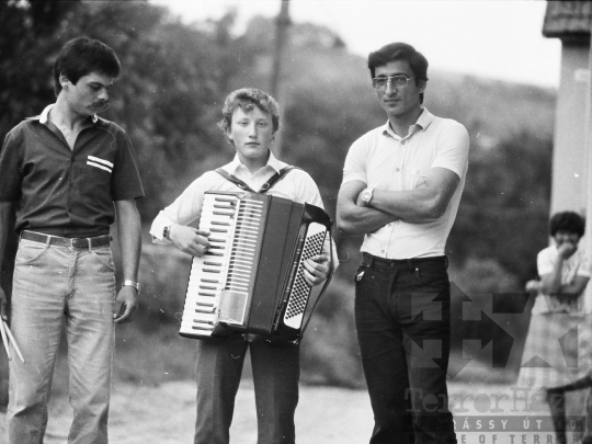 THM-BJ-05691 - Mórágyi zenekar az 1980-as években
