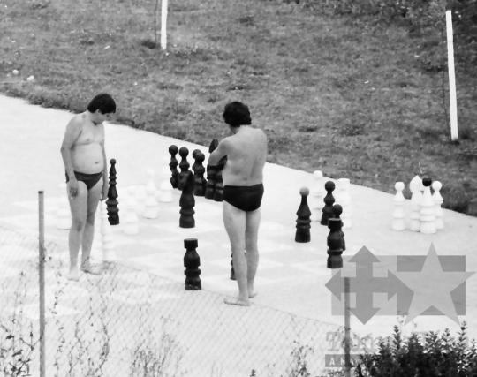 THM-BJ-05735 - Tamási strandfürdő az 1980-as években
