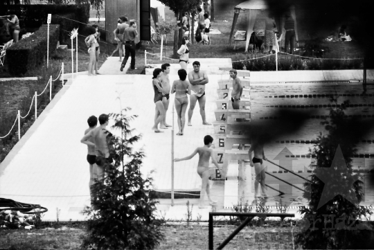 THM-BJ-05740 - Tamási strandfürdő az 1980-as években