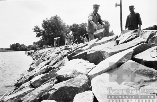 THM-BJ-05959 - Kommunista Ifjúsági Szövetség fadd-dombori táborának építése az 1960-as években 