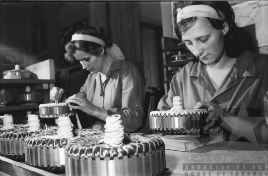 THM-BJ-06004 - Gyönki villamosgép tekercselő üzem az 1960-as években 