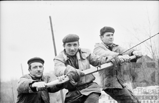 THM-BJ-06038 - Hídépítés Tolnanémedinél az 1960-as években 