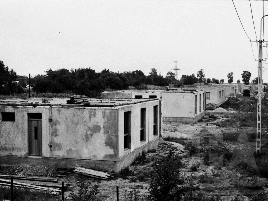 THM-BJ-06096 - Dalmandi házak az 1970-es években