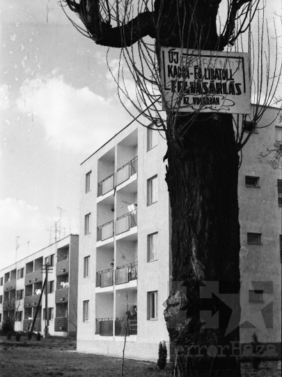 THM-BJ-06140 - Bonyhádi városkép az 1970-es években