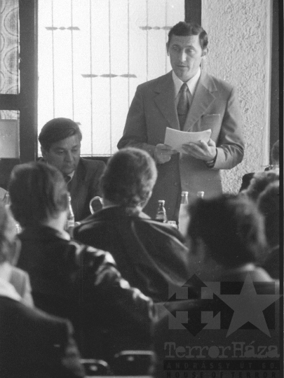 THM-BJ-06245 - Értekezlet a Vetőmag Vállalat dombóvári üzemében az 1970-es években