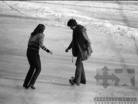 THM-BJ-06264 - Csörge-tó télen az 1980-as években