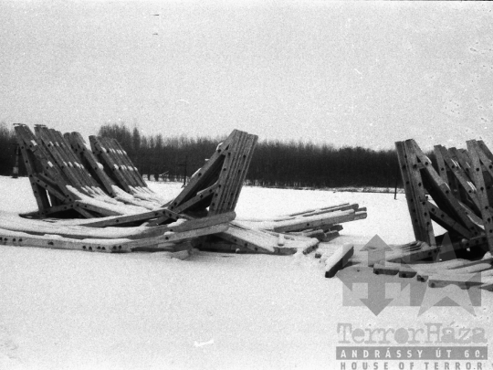 THM-BJ-06278 - Sertéstelep építése Németkér-Hardon az 1980-as években 