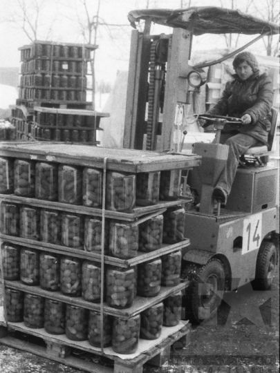 THM-BJ-06301 - A németkéri termelőszövetkezet savanyító üzeme az 1980-as években 