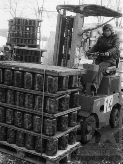 THM-BJ-06302 - A németkéri termelőszövetkezet savanyító üzeme az 1980-as években 
