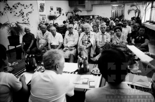 THM-BJ-06455 - Termelési értekezlet a szekszárdi AGROKER vállalatnál az 1980-as években 