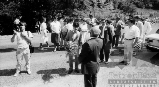 THM-BJ-06908 - Falusi esküvő Mórágyon az 1980-as években