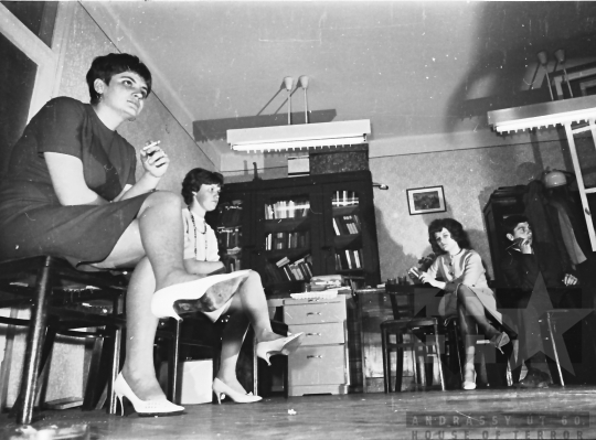 THM-BJ-07289 - Nyomdászok névnapot ünnepelnek Szekszárdon az 1960-as években