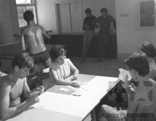 THM-BJ-07323a - KISZ vezetőképző tábor Domboriban az 1960-as években 