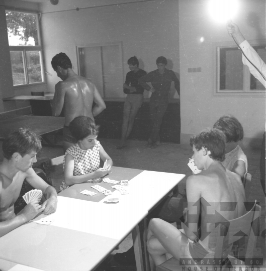 THM-BJ-07324 - KISZ vezetőképző tábor Domboriban az 1960-as években 