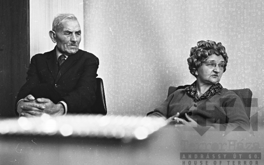 THM-BJ-07675 - Sárpilisi szociális otthon idős házaspárja az 1970-es években