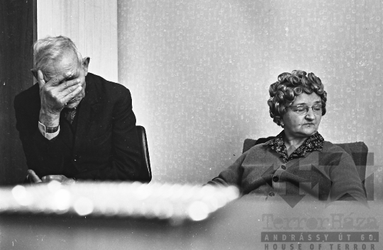 THM-BJ-07676 - Sárpilisi szociális otthon idős házaspárja az 1970-es években