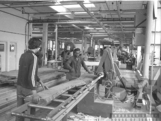 THM-BJ-07682 - Szekszárdi asztalos üzem az 1970-es években 