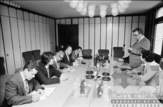 THM-BJ-07768a - Jugoszláv küldöttség Szekszárdon az 1970-es években  