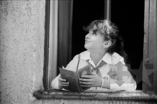 THM-BJ-07938 - Úttörőavatás Mórágyon az 1980-as években 