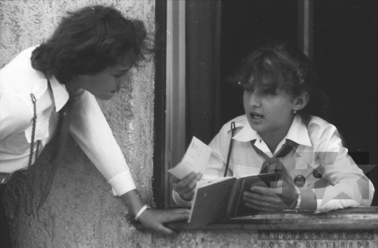 THM-BJ-07943 - Úttörőavatás Mórágyon az 1980-as években 