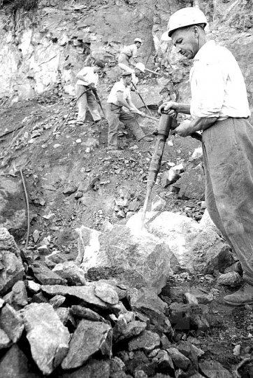 THM-BJ-08040 - Mórágyi kőbánya az 1960-as években