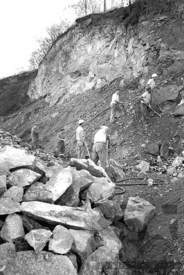 THM-BJ-08041 - Mórágyi kőbánya az 1960-as években