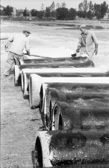 THM-BJ-08061 - Csatornázás Szekszárdon az 1970-es években