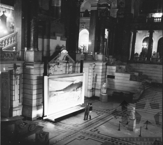 THM-BJ-08064 - Csontváry kép Nemzeti Galériában Budapesten az 1970-es években