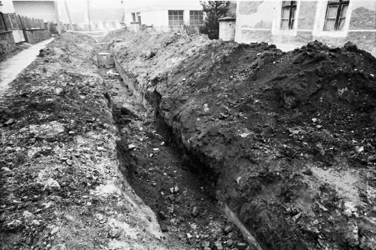 THM-BJ-08394 - Csatornázás Mórágyon az 1980-as években 