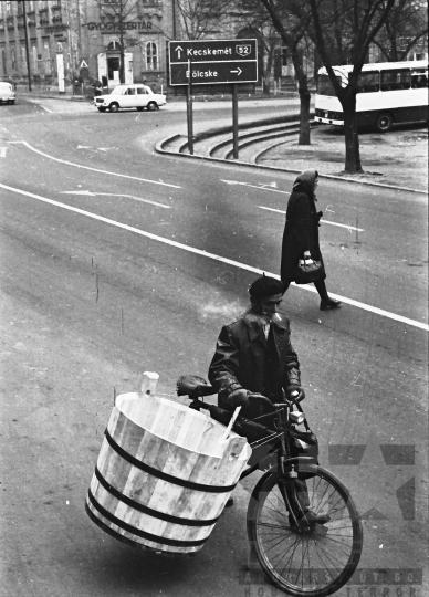 THM-BJ-08623 - Dunaföldvári városkép az 1970-es években