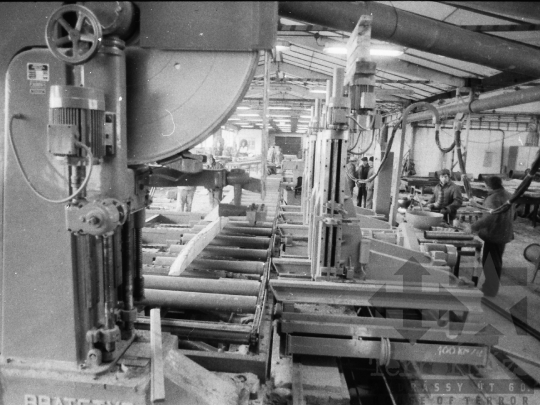 THM-BJ-08906 - Pörbölyi fűrészüzem az 1980-as években