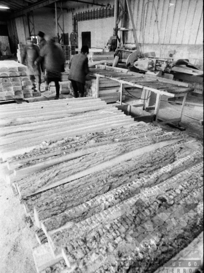 THM-BJ-08908 - Pörbölyi fűrészüzem az 1980-as években