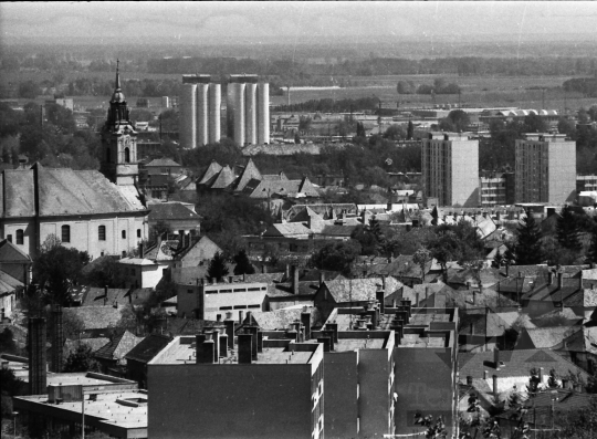 THM-BJ-09466 - Szekszárdi városkép az 1980-as években