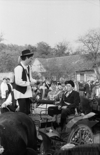 THM-BJ-09550 - Lakodalmi menet Kölesden az 1980-as években