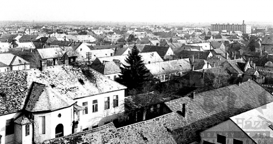 THM-BJ-09625 - Szekszárdi városkép az 1970-es években