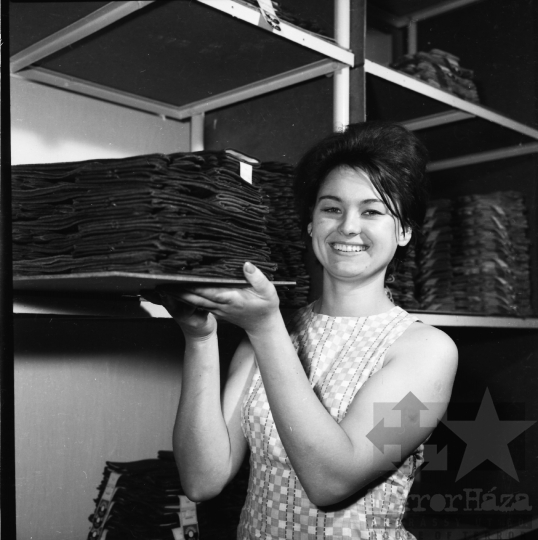 THM-BJ-10062 - Pécsi Kesztyűgyár dombóvári üzeme az 1960-as években