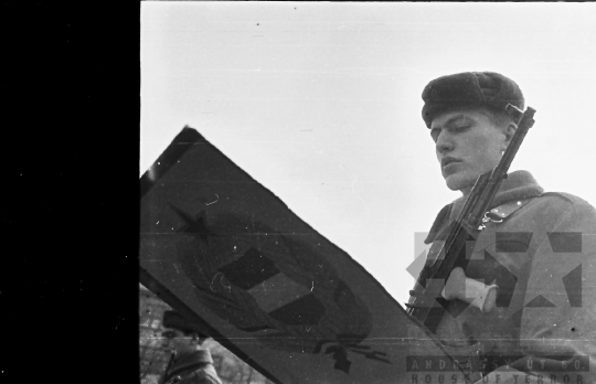 THM-BJ-10138 - Eskütétel a szekszárdi Budai Nagy Antal laktanyában az 1960-as években 