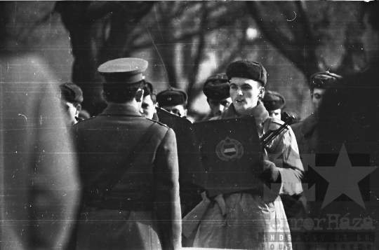 THM-BJ-10140 - Eskütétel a szekszárdi Budai Nagy Antal laktanyában az 1960-as években 