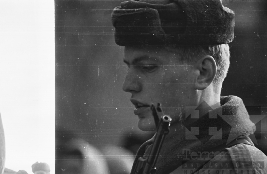 THM-BJ-10141 - Eskütétel a szekszárdi Budai Nagy Antal laktanyában az 1960-as években 