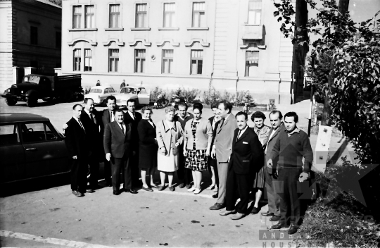 THM-BJ-10290 - Keletnémet delegáció Tamásiban az 1960-as években 