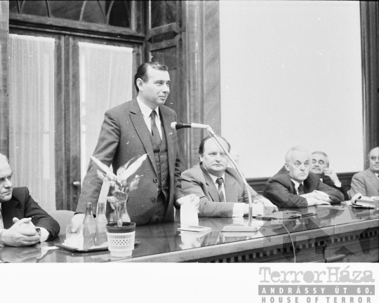 THM-BJ-10576 - Horváth István, belügyminiszter Szekszárdon az 1970-es években 
