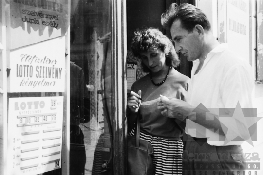 THM-BJ-10722 - Lottózók Dombóváron az 1960-as években