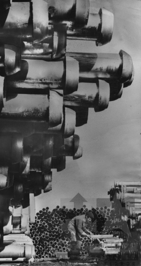 THM-BJ-11160 - Szekszárdi Mezőgazdasági Gépjavító Vállalat udvara az 1960-as években