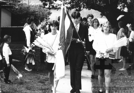 THM-BJ-11201 - Évzáró Kaposszekcsőn az 1980-as években