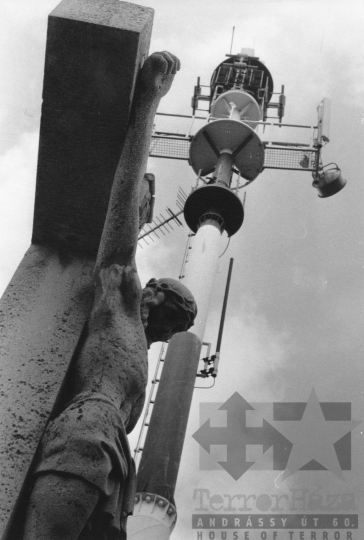 THM-BJ-11229 - Szekszárdi adótorony a Kálvária-dombon az 1960-as években