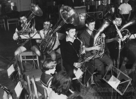 THM-BJ-11311 - Rádiófelvétel Szekszárdon a zeneiskolában az 1960-as években