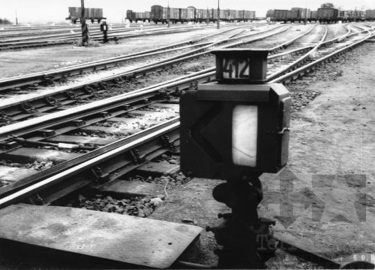 THM-BJ-11430 - Szekszárdi pályaudvar az 1970-es években