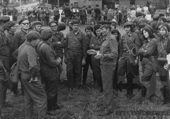 THM-BJ-11526 - Polgári védelmi gyakorlat Szekszárdon az 1970-es években