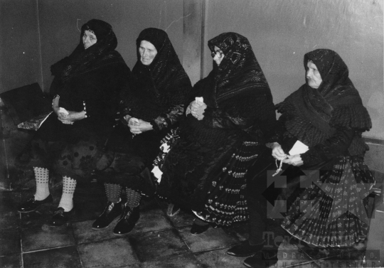 THM-BJ-11626 - Istentisztelet Sióagárdon az 1980-as években