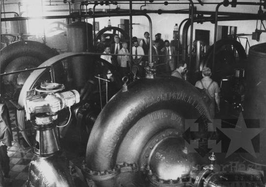 THM-BJ-11683 - Fagázas szivattyúház Bátán az 1980-as években